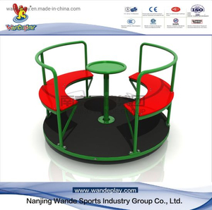Rotonda ricreativa di attrezzature per parchi giochi rotanti all'aperto