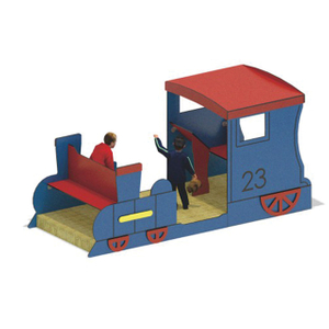 Tema del treno HDPE Kids Indoor/Outdoor Playsets Playsets Attrezzature per parco divertimenti