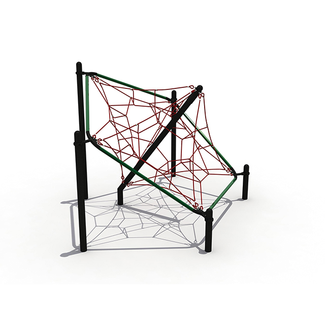 Parco giochi per bambini in rete con corda da arrampicata per bambini