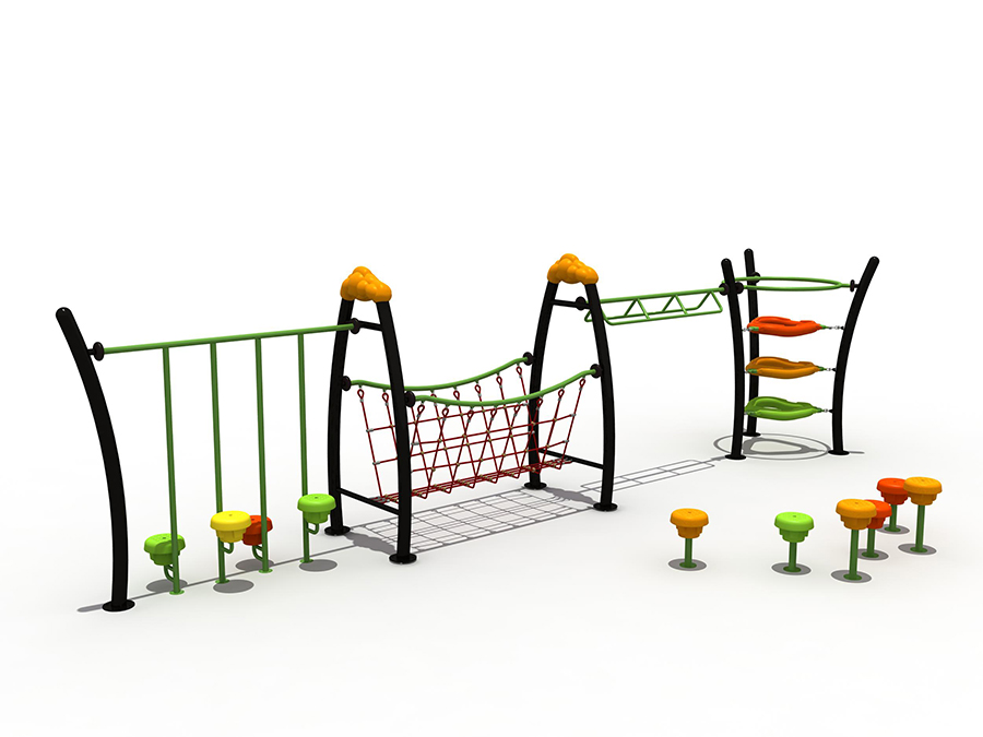 Playset da arrampicata per parco giochi all'aperto per adolescenti