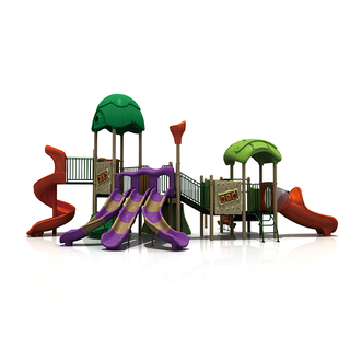 Avventura Forest Hill Children Park Outdoor Treehouse Playground Slide
